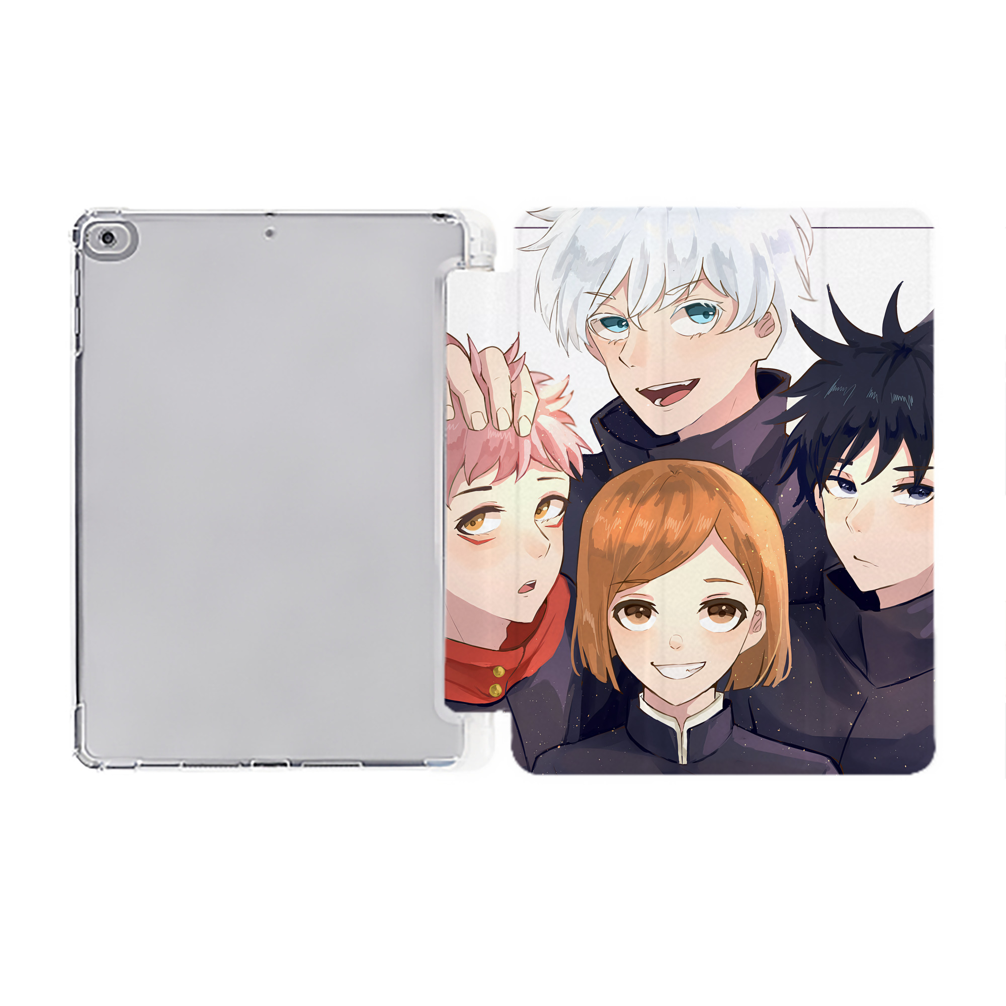 （画像用） SPY×FAMILY间谍家家酒 IPad ケース ペン収納付き 三つ折りスタンド PUレザー×シリコン 対応機種9.5/10.5/10.9インチ
